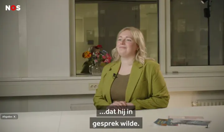 Miranda ging in gesprek met haar opa die haar vroeger heeft misbruikt